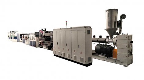 PP PC中空格子板生產線